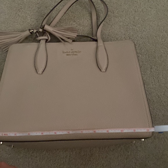 Kate Spade NWT ZIP Top Satchel Pebble Leather - Picture 7 of 9